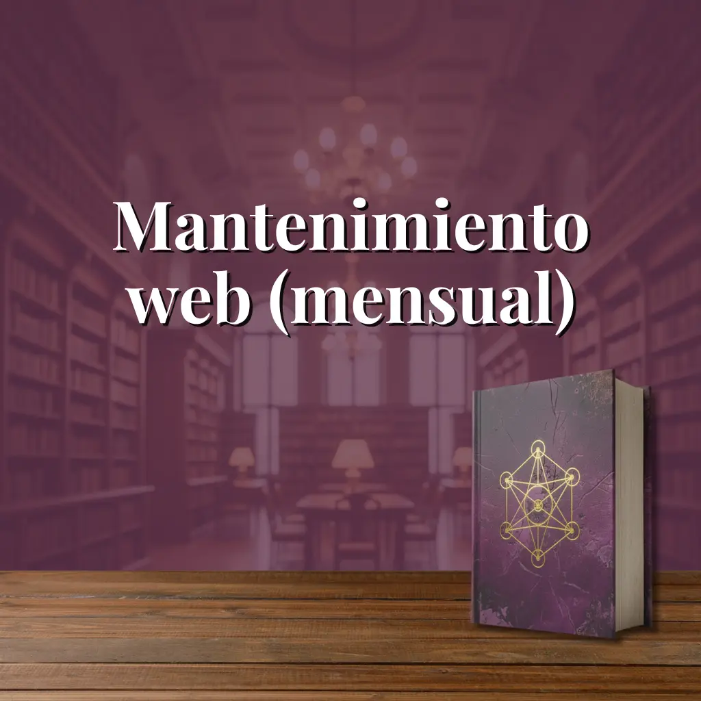 Mantenimiento web mensual